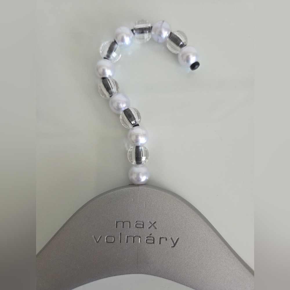 Max Volmáry Silver Gray Hanger with Beaded Hook